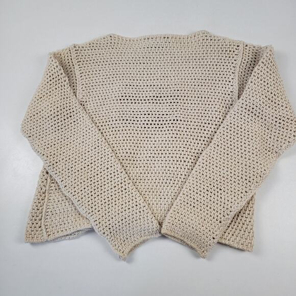 Vintage Polo Sport Ralph Lauren Crochet Knit USA Flag Sweater Women's Sz Medium - Picture 8 of 11